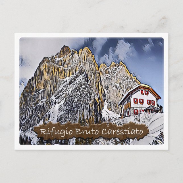 It - alpine hut Carestiato - Dolomiti - Postcard (Front)