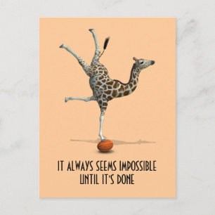 It Always Seems Impossible Until It's Done Postcard