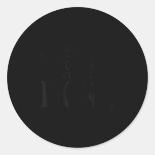 It Always Seems Imssible Until It's Done Motivatio Classic Round Sticker