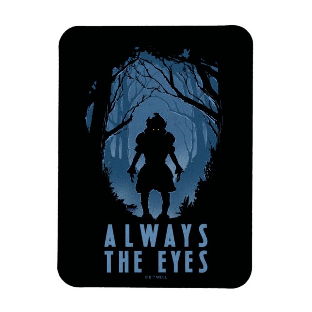 IT Always The Eyes Forest Silhouette Magnet (Vertical)
