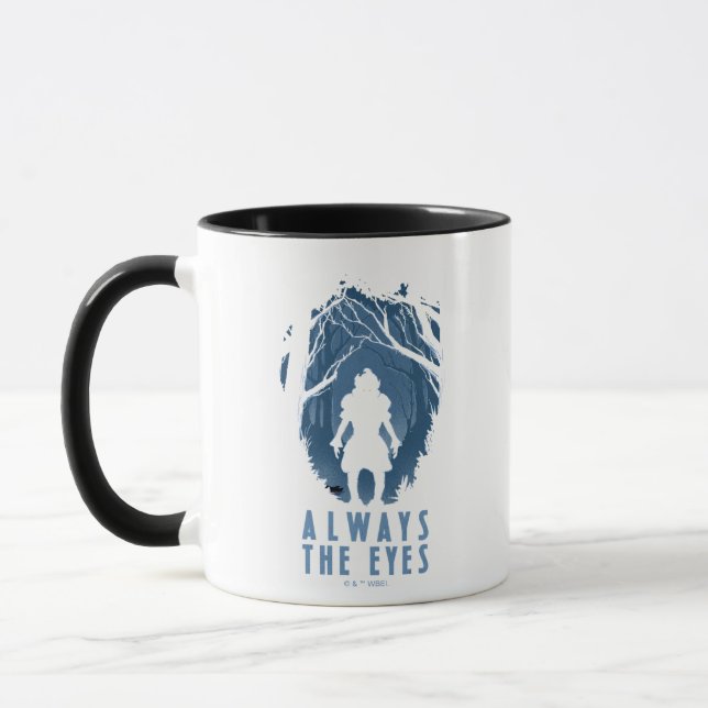IT Always The Eyes Forest Silhouette Mug (Left)
