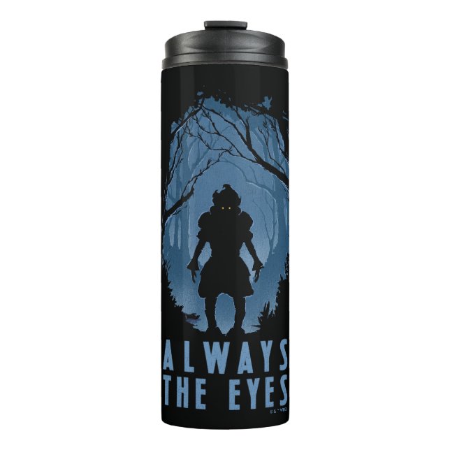 IT Always The Eyes Forest Silhouette Thermal Tumbler (Front)