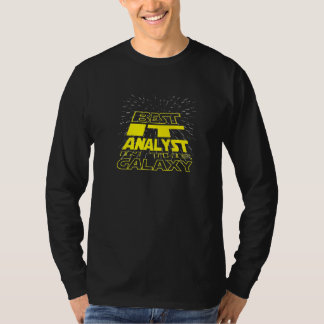 It Analyst  Cool Galaxy Job T-Shirt