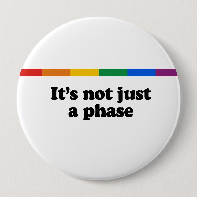 It&apos;s not just a phase 10 cm round badge (Front)
