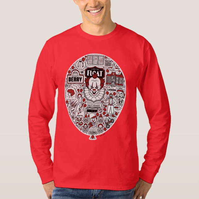 IT Balloon Doodle Art T-Shirt (Front)