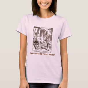 It Behoves Me To Say Hello Frogman Fishman Humour T-Shirt