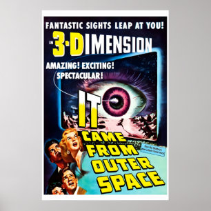 It Came from Outer Space Movie Poster 1953 Sci-Fi