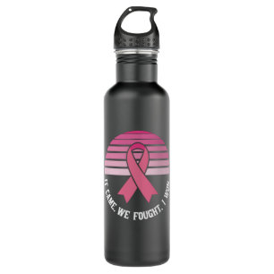 It Came We Fought I Won Breast Cancer Survivor 710 Ml Water Bottle