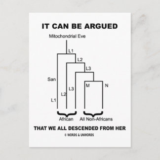 It Can Be Argued That We All Descended From Her Postcard