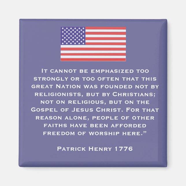 It cannot be emphasised too strongly or too often magnet (Front)