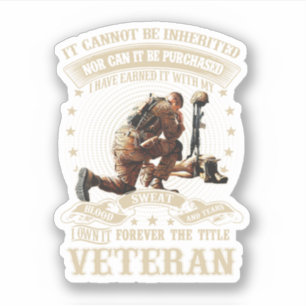 It Cannot Be Inherited Forever The Title Veteran