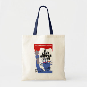 It Can't Happen Here WPA Poster Tote Bag