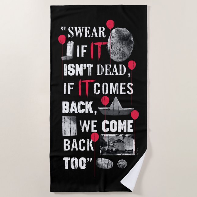 It Chapter 2 | Editorial Graphic Beach Towel (Front)
