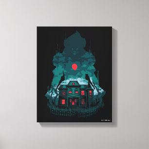 It Chapter 2   Pennywise and House Canvas Print