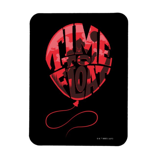 It Chapter 2 | Time to Float Balloon Graphic Magnet (Vertical)