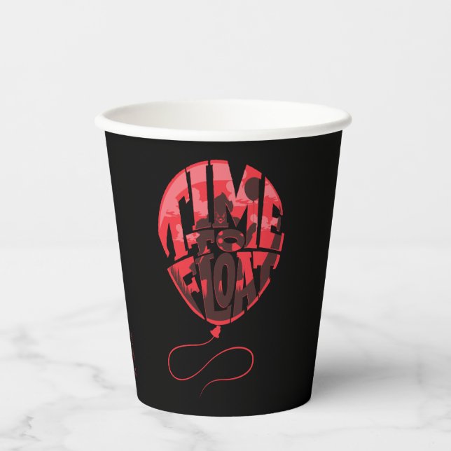 It Chapter 2 | Time to Float Balloon Graphic Paper Cups (Front)