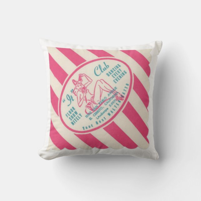 “IT” Club Throw Pillow (Front)