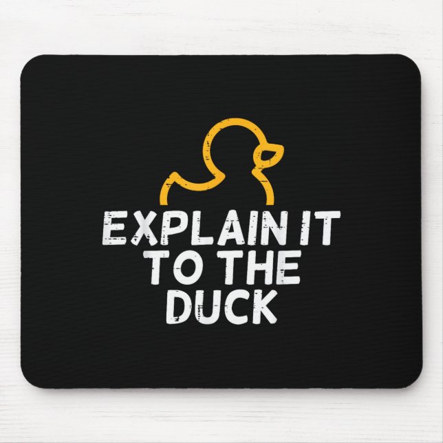 It Coder Programmer Tech Developer Shirts Men Prog Mouse Mat (Front)