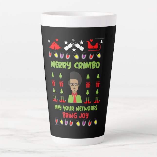 IT Computer Department Geek Xmas   Latte Mug (Front)
