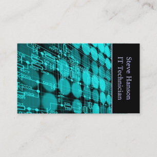 IT Computer Programmer Technician Business Card