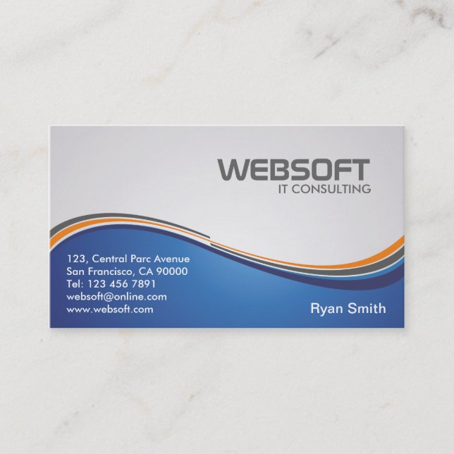 It Consulting - business cards (Front)