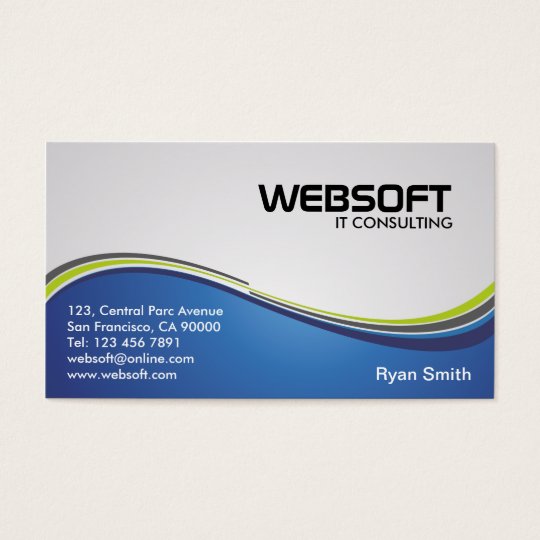 It Consulting - business cards