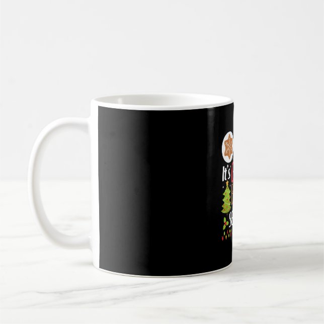 It Cookie Baking Christmas Season Funny Coffee Mug (Left)