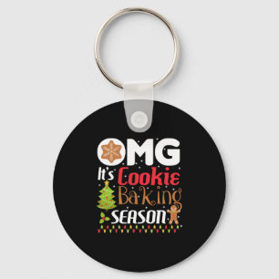 It Cookie Baking Christmas Season Funny Key Ring