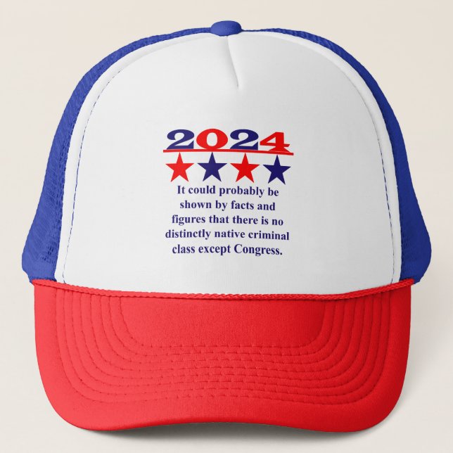 It Could Probably Be Shown By Facts - Political Qu Trucker Hat (Front)