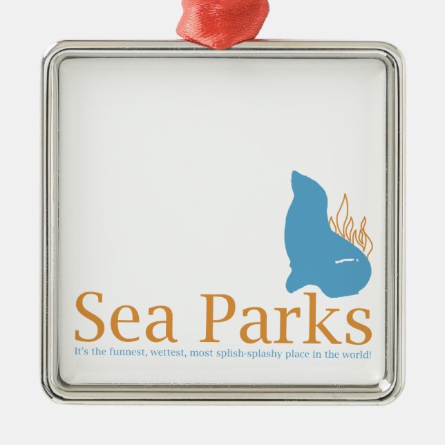 IT Crowd Sea Parks Metal Tree Decoration (Front)