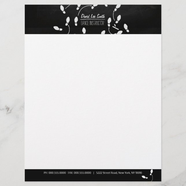 It dances Instructional Custom Letterhead (Front)