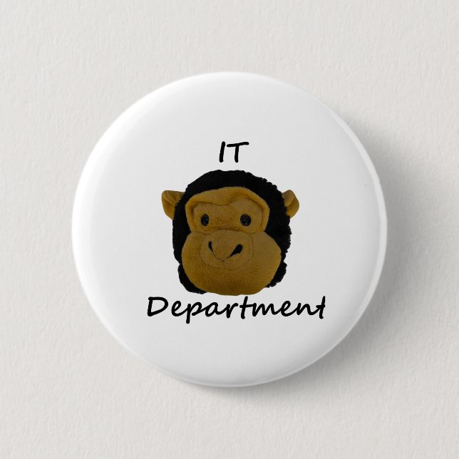 It Department 6 Cm Round Badge (Front)