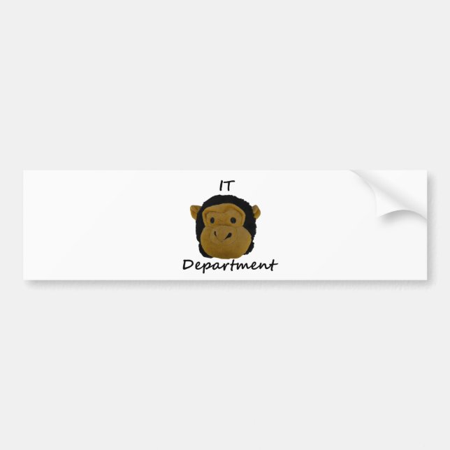 It Department Bumper Sticker (Front)