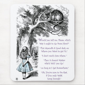 It Doesn't Matter Which Way You Go Mouse Mat