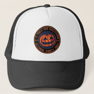 It Feels Like Halloween Jack -O-Lantern Trucker Hat