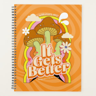 It Gets Better Good Vibes & Groovy Feels Custom Planner