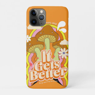 It Gets Better Good Vibes & Groovy Feels Retro C iPhone 11 Pro Case