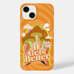 It Gets Better Good Vibes & Groovy Feels Retro Case-Mate iPhone 14 Case