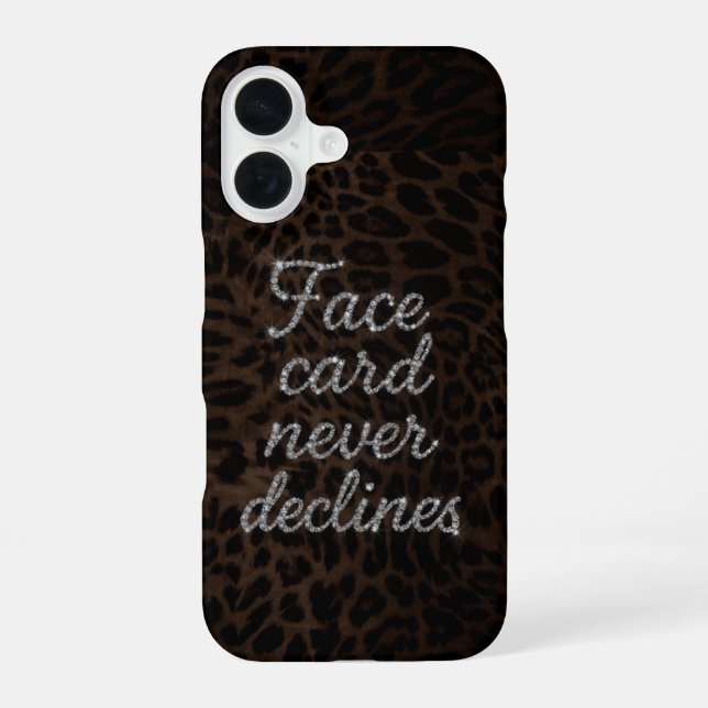  It-Girl Cheetah Aesthetic iPhone 16 Case (Back)