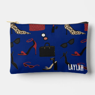It Girl Fashion and Makeup Cosmetic Accessory Pouch