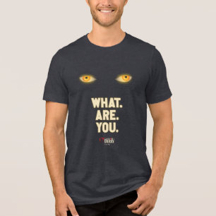 IT Glowing Eyes "What.Are.You." Tri-Blend Shirt