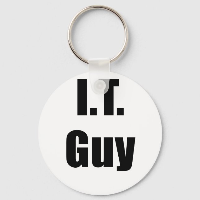 IT Guy Key Ring (Front)