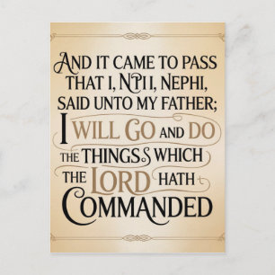 It Has Come to Pass Postcard