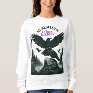 It Has History – Crow Forest Scene Sweatshirt
