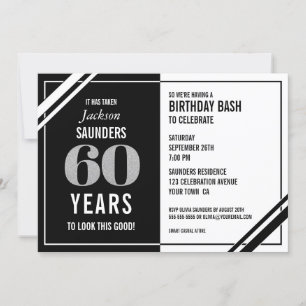 It has taken 60 Years to Look This Good Invitation