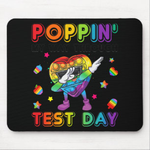 It Heart Shape Dabbing Poppin' My Way Through Test Mouse Mat