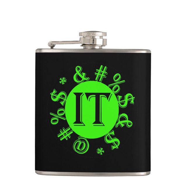It Hip Flask (Front)