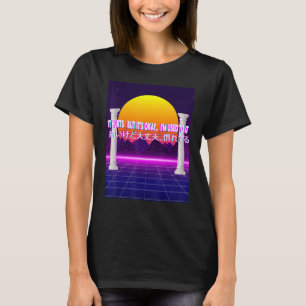 It Hurts But It's Vaporwave Aesthetic Scuplture 90 T-Shirt