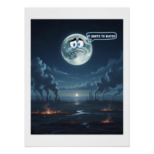 It Hurts To Watch – If The Moon Could Talk  Poster