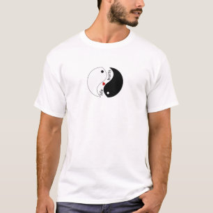 It hurts when you love, Yin Yang, Life Quote T-Shirt